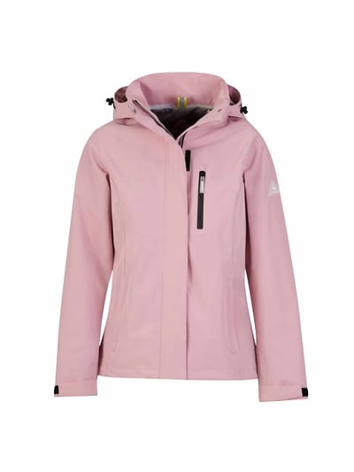 BJØRNSON Shelby Regenjas - Zomerjas Dames - Winddicht - Maat 52 - Oud Roze