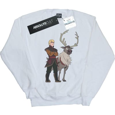 Disney Jongens Frozen 2 Sven en Kristoff Sweatshirt (Wit)