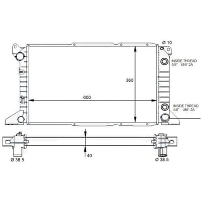 Motorradiateur  NRF 59132