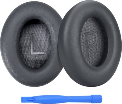 Vervangende Oorkussens voor Bose NC700 / Bose 700 Noise Cancelling Hoofdtelefoon van MMOBIEL - Memory Foam en Protein PU Koptelefoon Oorkussens - Noise Isolation Earpads – Donker Grijs