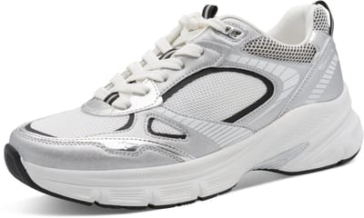Tamaris dames sneaker 1-23759-45-941 damesschoenen laag model zilver