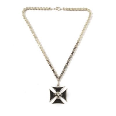 Kodiak Ketting Black Cross Skull