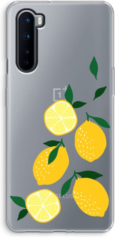 Case Company® - Hoesje geschikt voor OnePlus Nord hoesje - You're my lemon - Soft Cover Telefoonhoesje - Bescherming aan alle Kanten en Schermrand