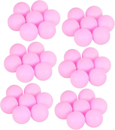 Tafeltennisballen - Pingpong balletjes - Training en spel - Naadloos ontwerp - 1 Centimeter diameter - Roze