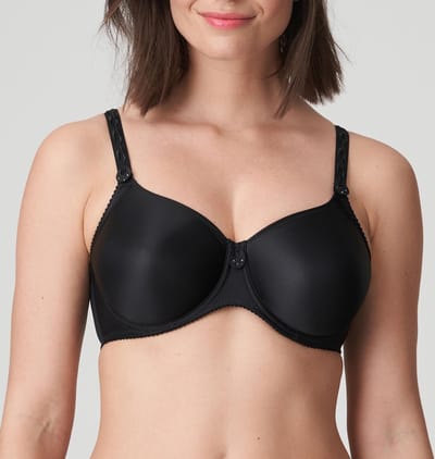 PrimaDonna Satin Beugel Bh 0161332 Zwart - maat EU 75D / FR 90D