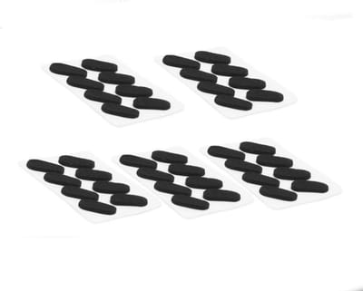 Pads - 20 Paar - Plakpads - Neusvleugels voor Bril - Anti-Slip - Bril pads - Vervangende neuspads - Neuskussen Bril - Anti-slip Neus Pads - Dames en Heren - Geschikt voor bril - Zwart