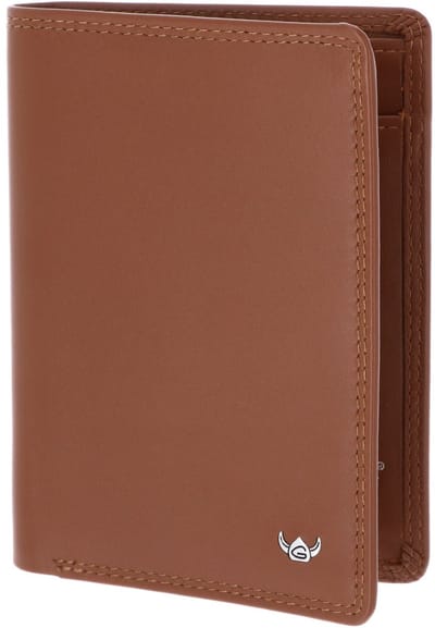 Golden Head Leren identiteitskaarthoesje Polo RFID Protect Ausweisetui 4481 Cognac bruine