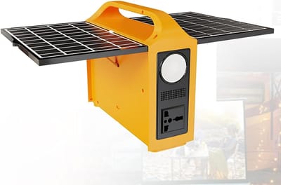 Draagbare Energiecentrale - Solar Generator - Outdoor Activiteiten - Ingebouwd Zonnepaneel - 76.8Wh Batterij - Multicolor