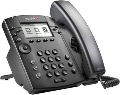 IP Bureau Telefoon - Zakelijk Media Toestel - Productieve Gesprekken - Ongeëvenaarde Spraakhelderheid - 208 x 104 Pixel - Zwart