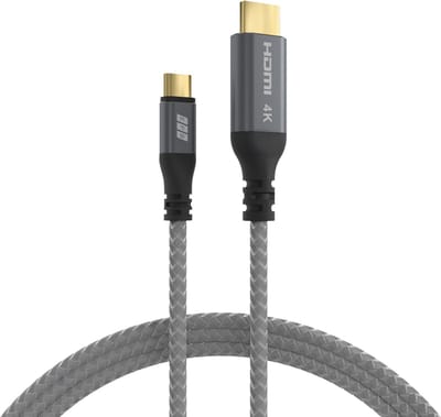 EFB Elektronik USB-HDMI-00001 video kabel adapter 1,8 m USB Type-C Zwart, Grijs