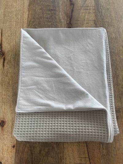 Wiegdeken | Dekentje | Zandkleur | Unisex | Baby | 100% Katoen |