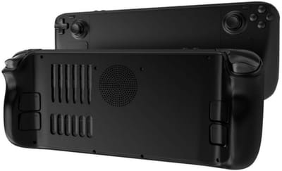 NTHProducts - Back Plate Housing - DIY Vervangingspaneel - Met Ventilatieopeningen - Zwart - Perfecte Pasvorm voor Steam Deck - Gepersonaliseerde Stijl...