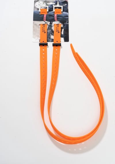 2 Fixplus straps oranje 86cm - TPU spanband voor snel en effectief bundelen en bevestigen van fietsonderdelen, ski's, buizen, stangen, touwen en latten