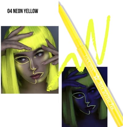 UV Glow - Long Lasting Gel EyeLiner 04 Neon Yellow - 0.2g