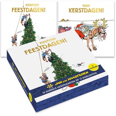 Jan van Haasteren kerstkaartenmapje - Optuigen -Verdwaald