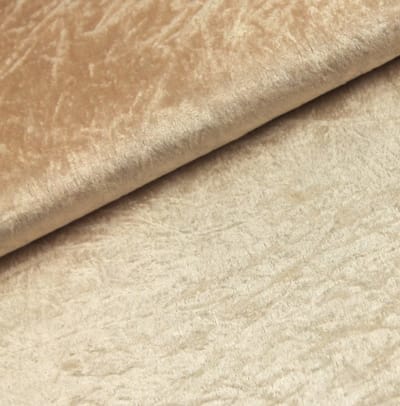Velours de panne - Champagne - 10 meter - 1.50m breed - Fluwelen stof - Fluweel - Velours - Velvet
