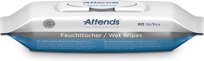 Attends Care Wet Wipes - 24 pakken van 80 doekjes