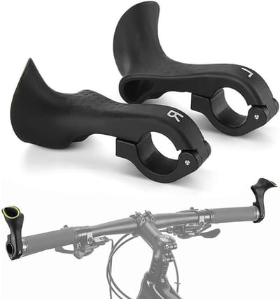 Fietsstuureinden - Stuurverlengstukken Comfortabele Grip - Verbeterd Rijcomfort - Ergonomisch Ontwerp - Normaal - Fluorescerend