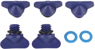 Dailygoods- Motorwaterplug Vervanging Mercruiser - Engine Diring Plug - ABS-materiaal - Efficiënt Lekkage Voorkomen - OE-nummers 22 806608A02/8M0119211 - 5 stuks - Afvoerplug