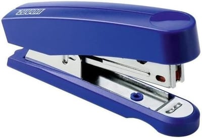 Handnietmachine B10 - Kantoor nietapparaat - Papier nieten - Compact formaat - 15 vellen - Blauw
