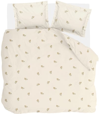 Walra Dekbedovertrek Sunset Blossom - 240x220 - 70% gerecycled Katoen (GRS) / 30% Katoen (BCI) - Off White