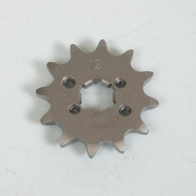 Pignon de sortie de boite Sifam pour Moto Derbi 50 Senda Sm Drd X-Treme 2011 à 2020 12 dents pas 420 Neuf