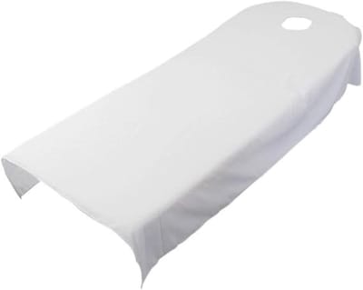 QIN® Massagetafel Hoeslaken - Massagetafel - Massagetafel Inklapbaar - Wit - 32cm x 11cm x 8cm