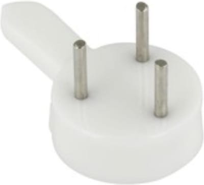 betonhaak 20mm 7 stuks plastic wit
