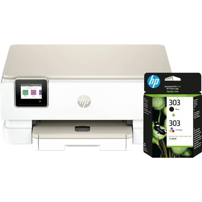 HP Envy Photo 7230 All-in-One Printer + 1 set extra cartridges