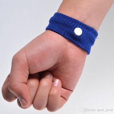 Polsband - Acupressuur Armband - 1 Paar - Reizen - Lange Autorit - Blauw