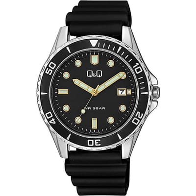 Q&Q A172J362Y Fashion 43mm Heren Horloge 5 ATM
