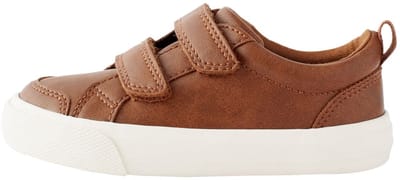 Next - Jongens - Sneakers met twee klittenbandjes - Bruin