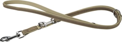 Beeztees leren dressuurlijn Comfort. Grijs. 200 cm x 18 mm.