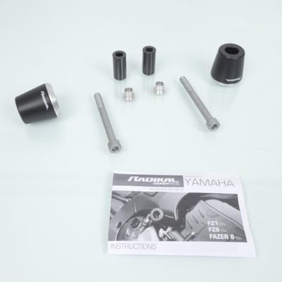 Tampon pare carter Radikal pour Moto Yamaha 1000 FZ1 Après 2007 EQ153PLUS Neuf