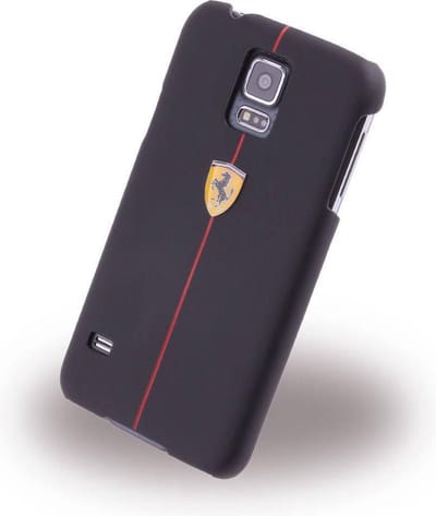 Ferrari Fiorano Hard Case Zwart voor Samsung Galaxy S5 / S5 Plus / S5 Neo