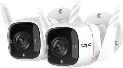 Tapo C310 Beveiligingscamera buiten - 2K - Sterrenlicht-nachtzicht Home Security Wi-Fi - Wit - 2 pack