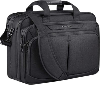 Waterdichte uitbreidbare laptoptas voor school en reizen - schoudertas voor dames en heren