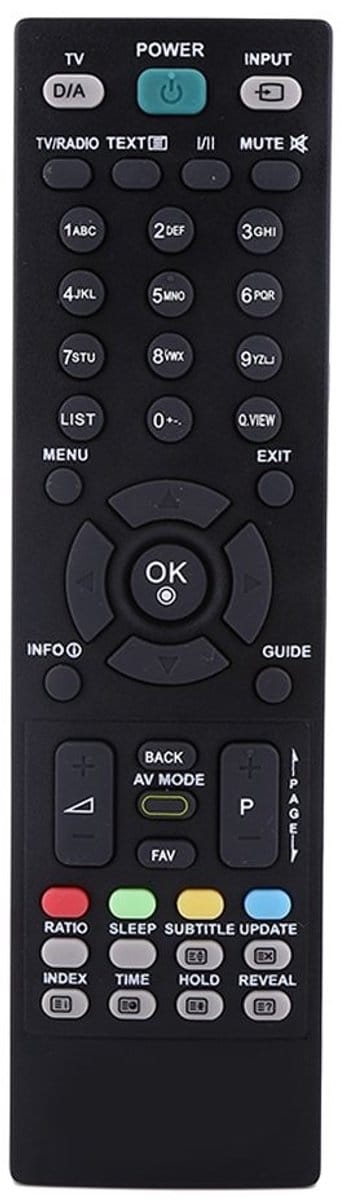Dailygoody - Universele Afstandsbediening voor Smart TV - Geen Programmering Nodig - Compact Formaat - Geschikt voor Diverse Merken - Innovatieve Toet