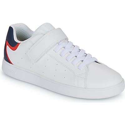 GEOX ECLYPER TIENERS Sneakers - WIT/BLAUW - Maat 38