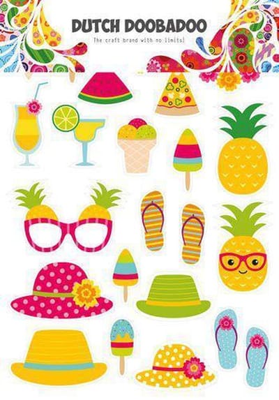 Dutch Doobadoo Dutch Paper Art Summer elements A4 474.007.011