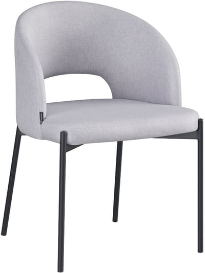 ExitoDesign SIENA - Eetkamerstoel - Grijs - Metalen Frame