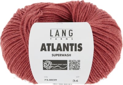 Lang Yarns Atlantis - 29 koraal - Wol/Acryl-Mix Garen
