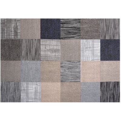 VEVOR tapijttegels 500 x 500 x 6 mm, verpakking van 24 stuks, zelfklevende tapijtbedekking 6,2 m², vloerbedekking, eenvoudig zelf te installeren vervanging voor woonkamer en kantoor, meerkleurig