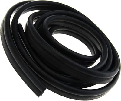 Rubberen randafwerking voor auto, boot en caravan - 22mm x 11mm x 400mm, waterdicht en duurzaam