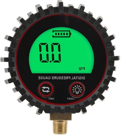 Banden Inflator - Digitale Meter - Bandenspanning Controleren - Nauwkeurigheid 1% - 3-255 PSI - Zwart