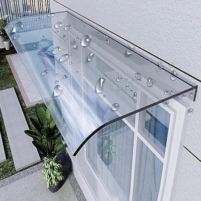 Transparante Deur- en Raamluifel van Polycarbonaat - Weerbestendige Overkapping voor Buiten