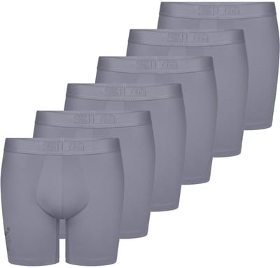 sloggi Heren lang short / pant 6 pack SLG Base Soft