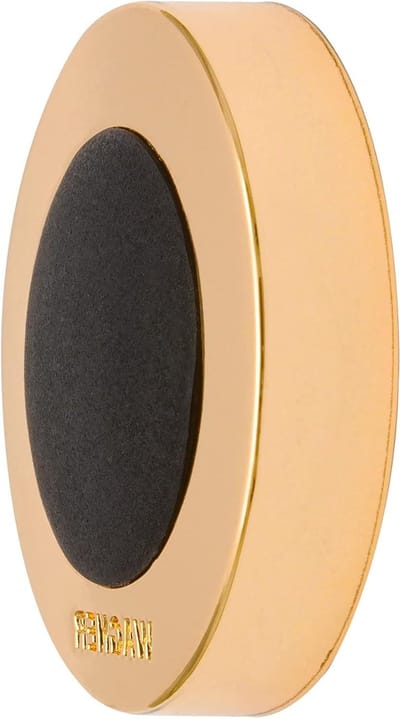 Deurstopper - Muurstopper Deur - Bescherming Deur Muur - Schroef of Lijm - 38mm Diameter - Goud Zwart