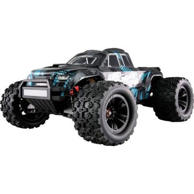 Amewi Hyper Go MTX10 Blauw Brushless 1:10 RC auto Elektro Monstertruck 4WD RTR 2,4 GHz
