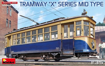 MiniArt Modelbouwpakket Militaire voertuigen - 38026 Tramway X Series - MID Type Plastic - 1:35 - Modelbouw